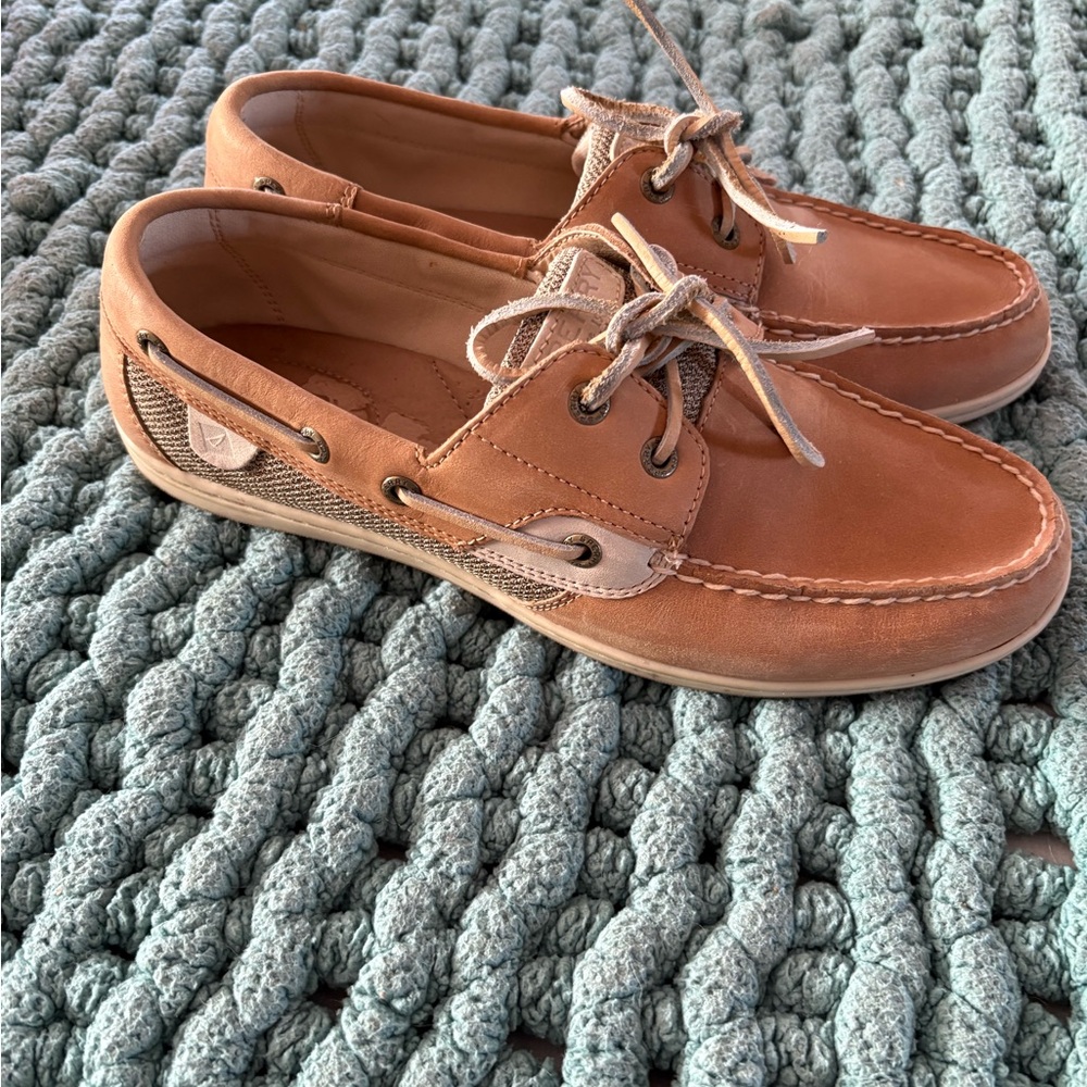 Sperry Tan Leather Loafers